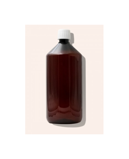Bouteille ambré plastique 1l