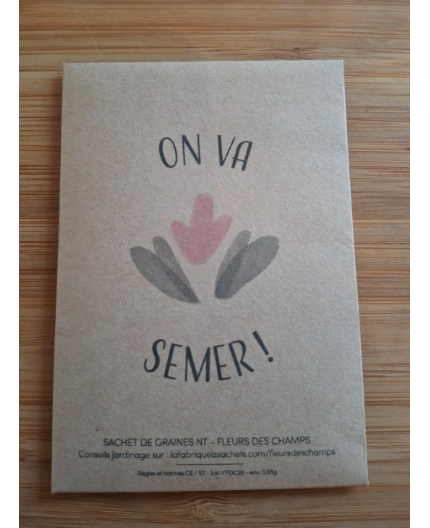 Sachets de graines personnalisées