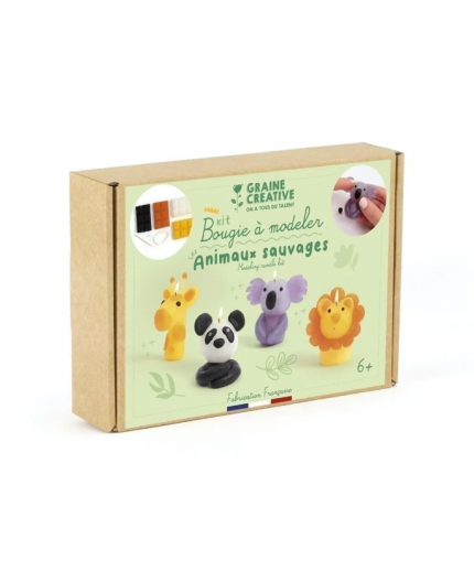 Kit de bougies animaux sauvages
