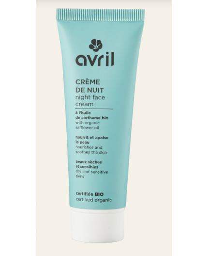 Crème de nuit peaux sèches et sensibles